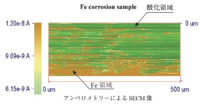 Fe corrosion sample