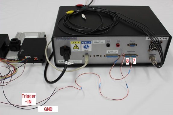 図7：SEC2020とモデル760Dの接続